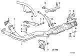 Diagram for 1985 BMW 735i Exhaust Pipe - 11769059155