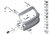 Diagram for 2016 BMW X1 Trunk Latch - 51247357112