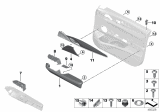 Diagram for 2019 BMW 640i xDrive Gran Turismo Door Armrest - 51417466265