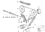 Diagram for 1996 BMW 750iL Crankshaft Gear - 11231736359