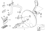 Diagram for BMW 330i Brake Booster - 34336779682