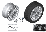 Diagram for 2017 BMW M760i xDrive Alloy Wheels - 36116868051