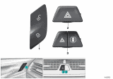 Diagram for BMW M5 Door Lock Switch - 61319860546