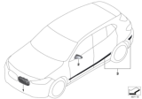 Diagram for BMW M235i xDrive Gran Coupe Mirror Cover - 51162456017