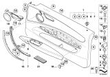 Diagram for 2008 BMW 128i Door Armrest - 51419121261