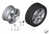 Diagram for BMW 335is Alloy Wheels - 36116791479