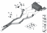 Diagram for BMW M4 Muffler Hanger Straps - 18207500281