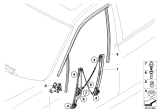 Diagram for 2010 BMW 335d Window Regulator - 51337140588