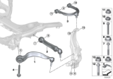 Diagram for 2020 BMW 840i Gran Coupe Control Arm - 31106886905