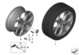 Diagram for 2020 BMW X4 Alloy Wheels - 36116877327
