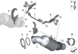 Diagram for 2018 BMW M760i xDrive Catalytic Converter - 18328663514