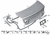 Diagram for 2014 BMW 320i xDrive Liftgate Hinge - 41007286957