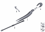 Diagram for 2017 BMW 328d xDrive Wiper Arm - 61627312792