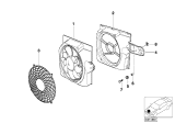 Diagram for BMW Z3 Fan Shroud - 64546905616