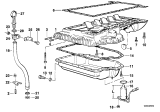 Diagram for 1995 BMW 750iL Oil Pan Gasket - 11131741117