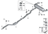 Diagram for BMW 535i GT Exhaust Hanger - 18307607696