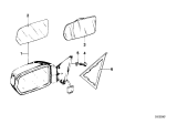 Diagram for 1979 BMW 733i Side View Mirrors - 51161900233