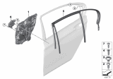 Diagram for BMW 540i Window Motor - 51357455084