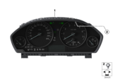 Diagram for BMW 328d Speedometer - 62106991693