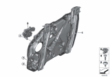 Diagram for BMW 330i xDrive Window Regulator - 51338498854