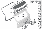 Diagram for 2019 BMW X4 Weather Strip - 51767494945