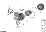Diagram for 2006 BMW 330xi Oil Filter - 11428642283