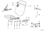 Diagram for BMW 323i Seat Cushion Pad - 52108122076