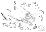 Diagram for 2002 BMW 320i Engine Mount Bracket - 41148209665