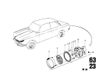 Diagram for 1969 BMW 1602 Tail Light - 63218454170