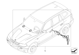 Diagram for 2004 BMW X3 Door Lock Cylinder - 51210032720