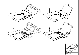Diagram for 2001 BMW 740i Center Console Base - 51162423073