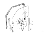 Diagram for BMW 325is Window Channel - 51321904781