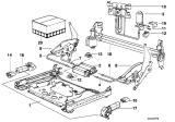 Diagram for 1992 BMW M5 Seat Motor - 52101378836