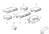 Diagram for 1994 BMW 325is Body Control Module - 61358369482