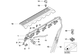 Diagram for 2000 BMW 328Ci Fuel Rail - 13531433024