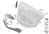 Diagram for BMW M235i xDrive Gran Coupe Door Armrest - 51425A0C725