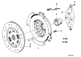 Diagram for 1969 BMW 2800 Pressure Plate - 21211225584