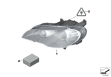 Diagram for 2012 BMW X5 Headlight - 63127298451
