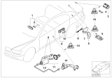 Diagram for 2005 BMW 760i Body Control Module - 63318379697