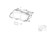 Diagram for 2003 BMW 325i Headlight - 63127165779