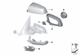 Diagram for 2011 BMW 740Li Mirror Cover - 51167225603