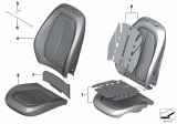 Diagram for 2017 BMW X1 Seat Cushion Pad - 52107430797