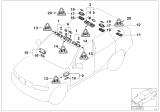 Diagram for 2002 BMW 325i Interior Light Bulb - 63316962046