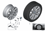 Diagram for 2019 BMW M240i Alloy Wheels - 36116796206