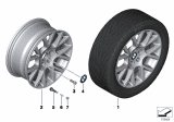 Diagram for 2015 BMW 740Li xDrive Alloy Wheels - 36116775992