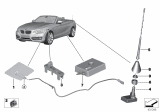 Diagram for BMW 428i xDrive Gran Coupe Antenna - 65209325735