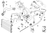 Diagram for 2001 BMW X5 Radiator Hose - 11537500752