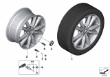 Diagram for 2016 BMW X5 Alloy Wheels - 36116853952