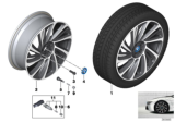 Diagram for 2016 BMW i8 Alloy Wheels - 36116862895