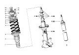 Diagram for 1969 BMW 2000 Coil Spring Insulator - 31332750121